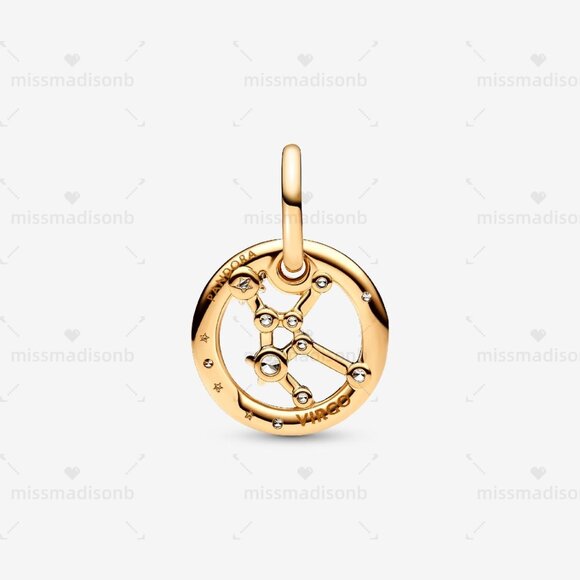Pandora Virgo Zodiac Dangle Charm - Picture 2 of 6
